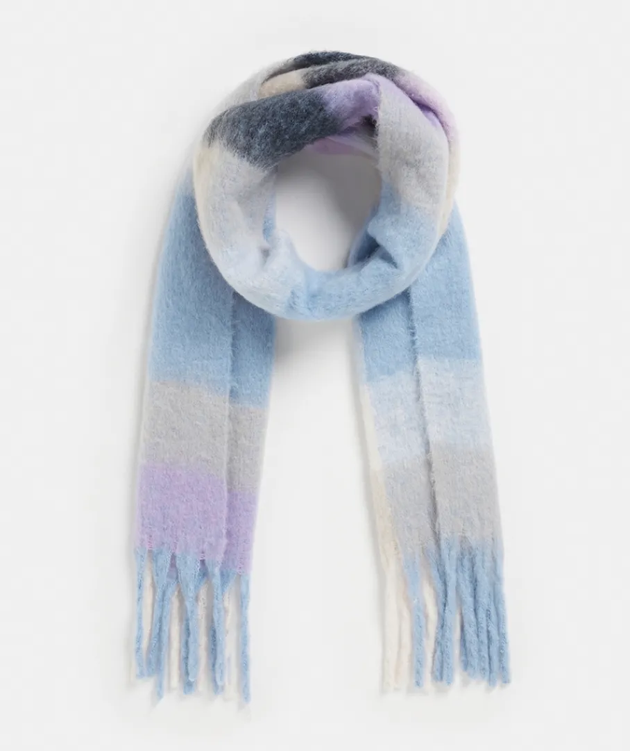 Sussan Knit Accessories|Scarves>Brushed Check Scarf -