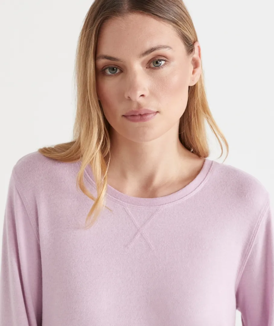 Women Sussan Women's Pyjama Tops|Everyday Icons>Brushed Long Sleeve Pyjama Top