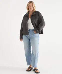 Sussan Jackets & Coats|Shackets>Cotton Parka Jacket