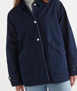 Sussan Jackets & Coats|Shackets>Denim Barn Jacket