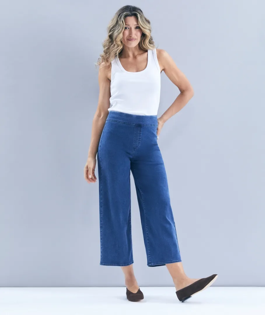 Sussan Pants|Denim>Denim Culotte -