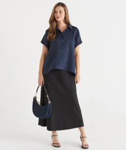 Sussan Skirts>Drawstring Midi Skirt
