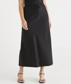 Sussan Skirts>Drawstring Midi Skirt