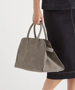 Sussan Bags>Faux Suede Tote Bag -