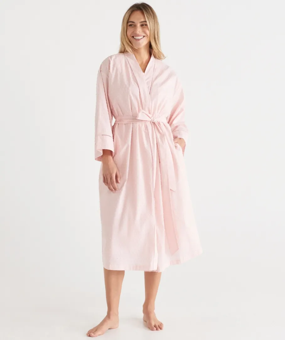 Sussan Dressing Gowns>Flock Spot Robe