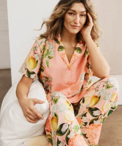 Sussan Pyjama Sets>Floral Botanical Orchard Pyjama Set