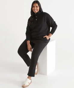 Sussan Tops|Loungewear>Henley Jumper