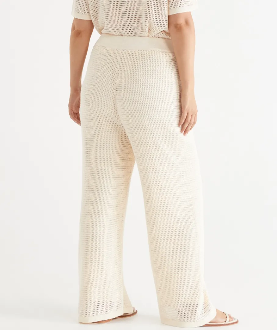 Sussan Pants|Matching Sets>Knit Pointelle Pant