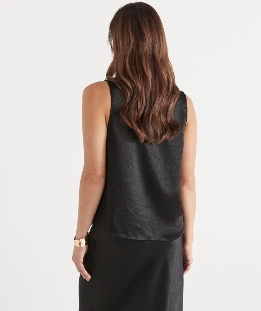 Sussan Tops|Matching Sets>Lace Trim Satin Cami