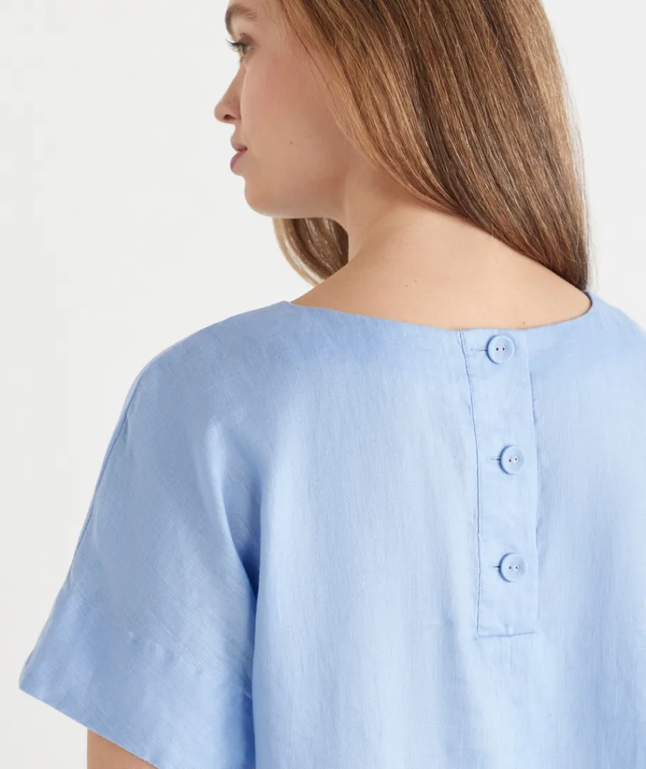 Sussan Tops|Matching Sets>LINEN BREEZE TOP