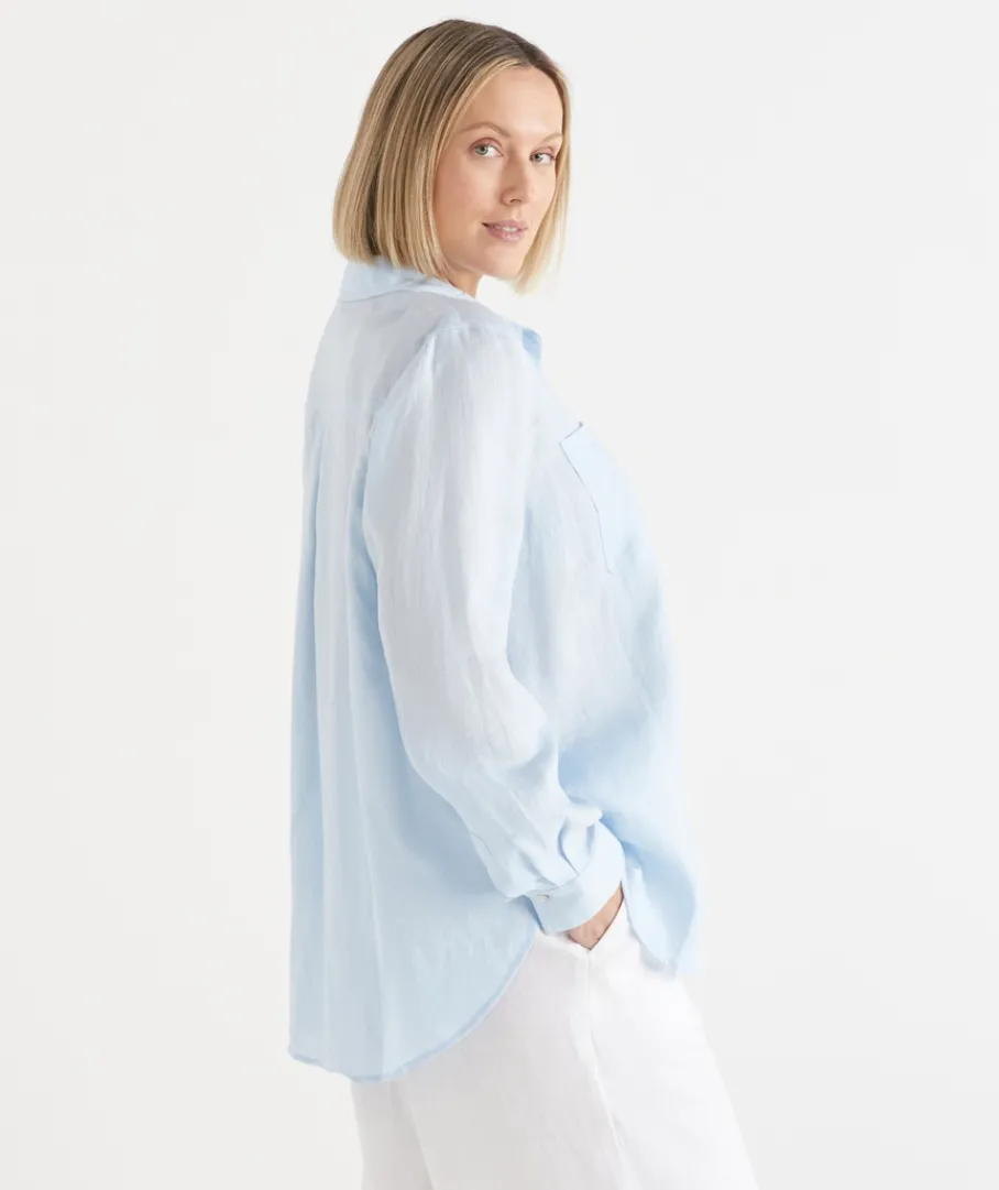 Sussan Tops|Shirts & Blouses>Linen Everyday Shirt