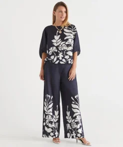 Sussan Pants|Matching Sets>Palm Placement Wide Leg Pant