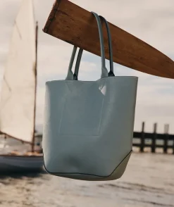 Sussan Bags>Panelled Tote Bag - Blue