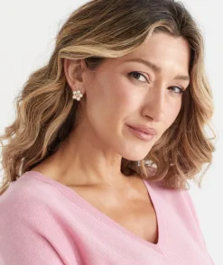 Sussan Jewellery>Flower Gold Stud Earring