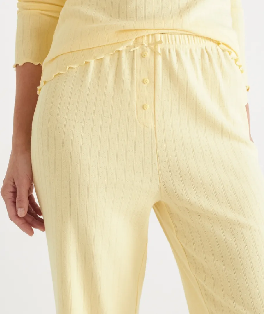 Sussan Pyjama Bottoms>Pointelle Pyjama Pant