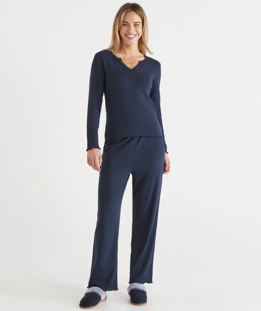 Sussan Pyjama Bottoms>Pointelle Pyjama Pant