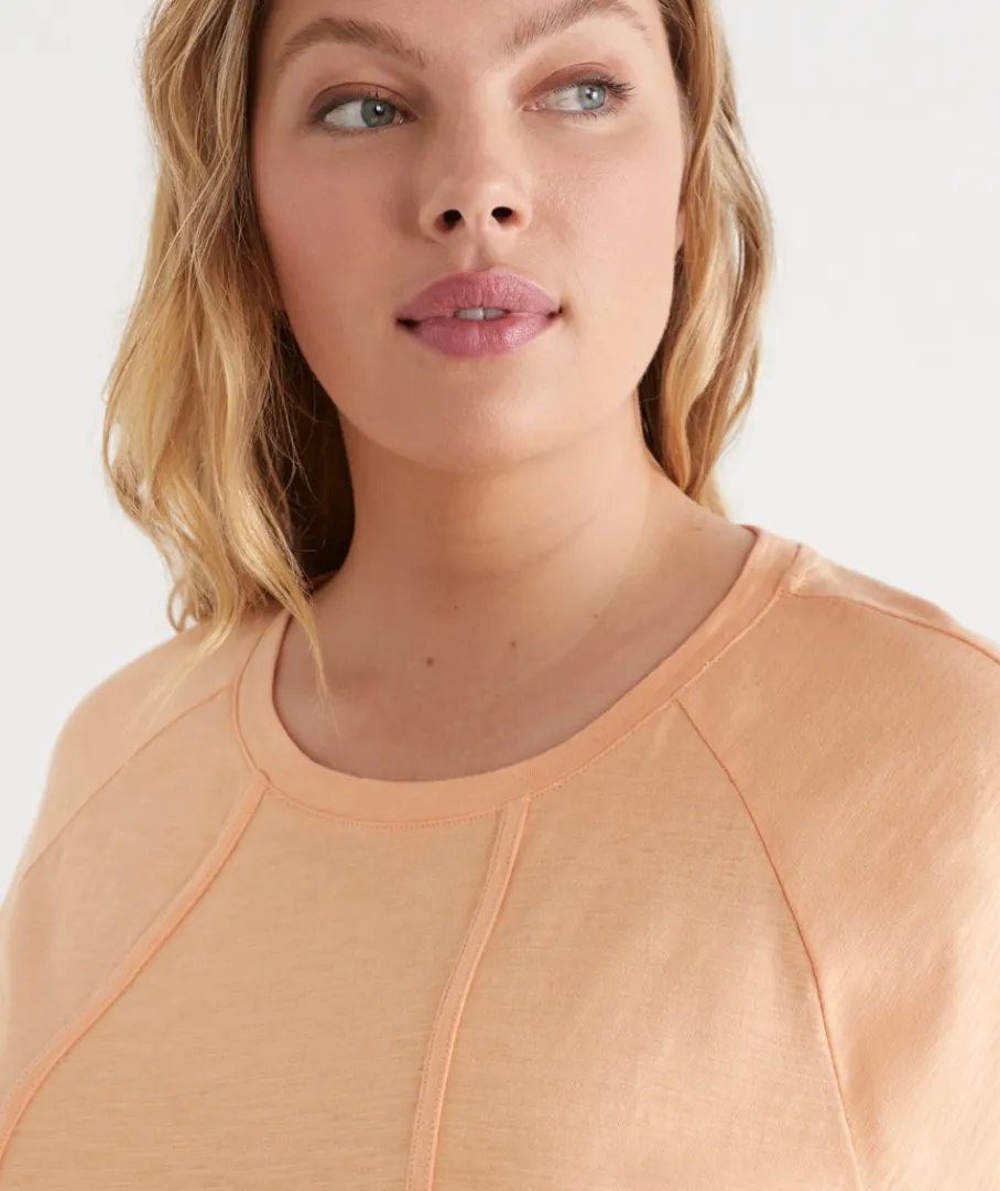 Sussan Tops|T-Shirts>Slub Swing Seam Tee