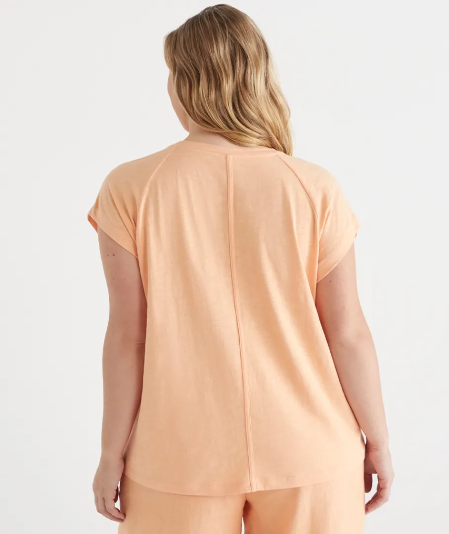 Sussan Tops|T-Shirts>Slub Swing Seam Tee