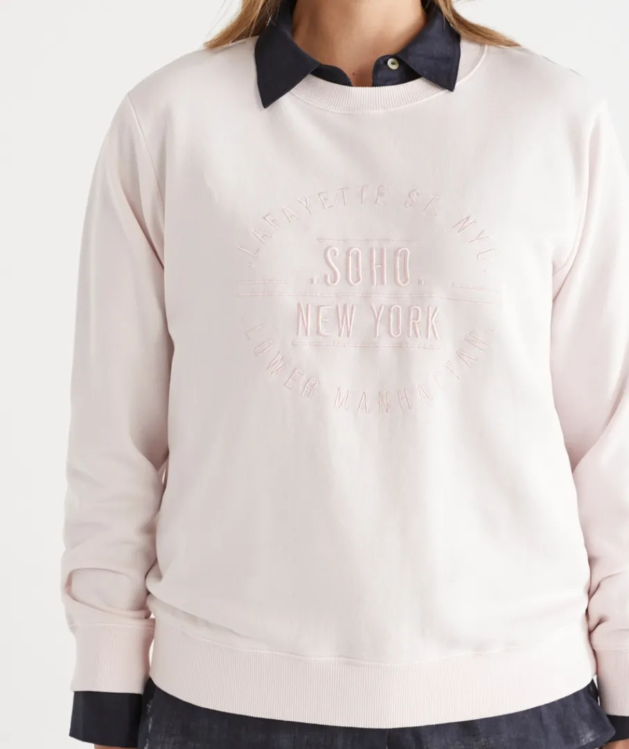 Sussan Tops|Loungewear>SOHO Embroidered Jumper