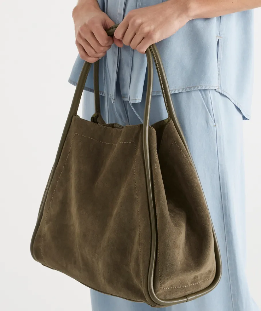 Sussan Bags>Summer Faux Suede Tote Bag -