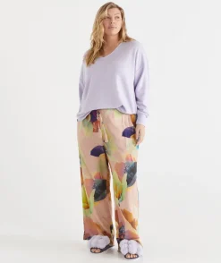 Sussan Pyjama Bottoms>Sunkissed Floral Full Length Pyjama Pant