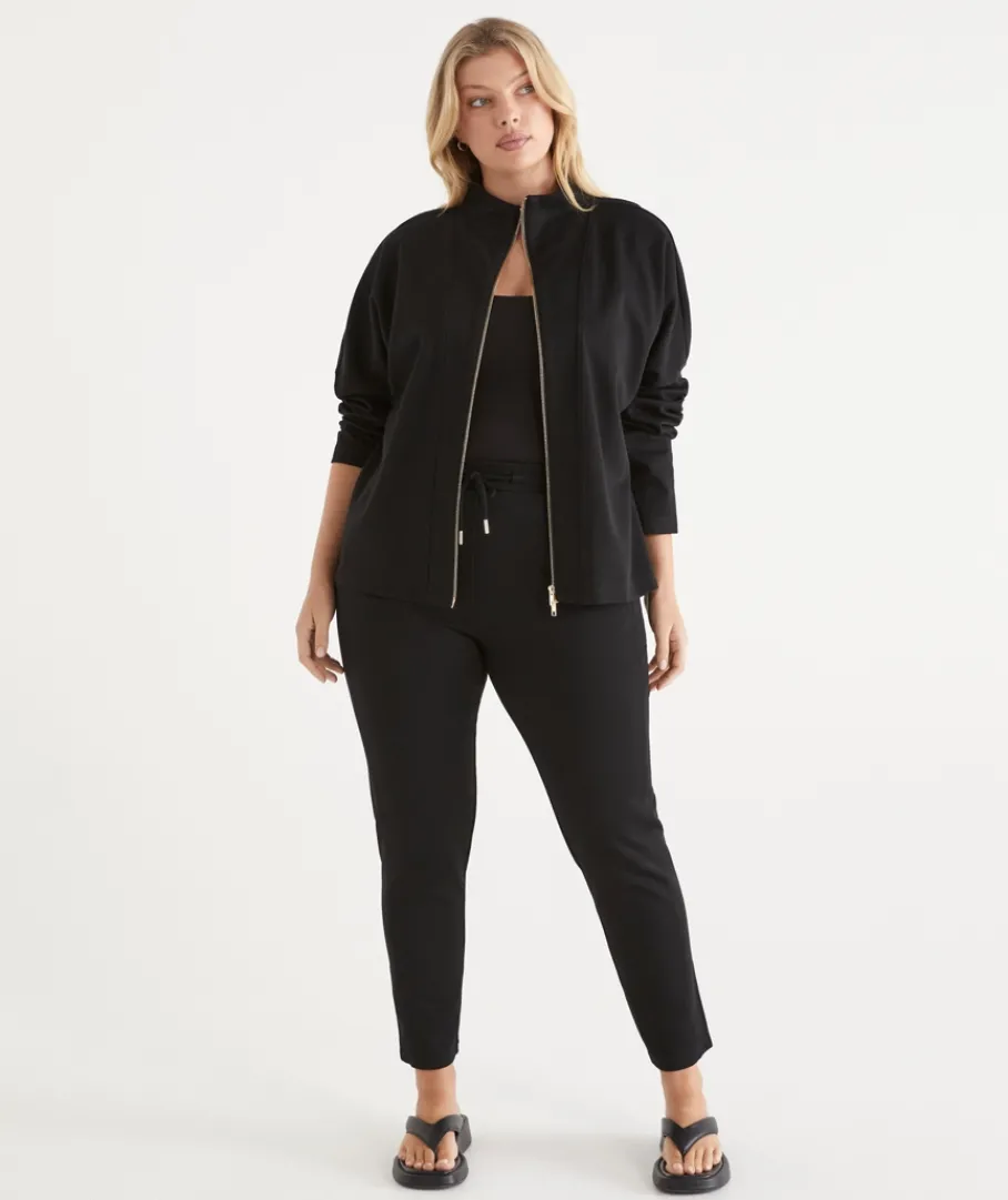 Sussan Pants|Loungewear>Textured Tapered Leg Jogger