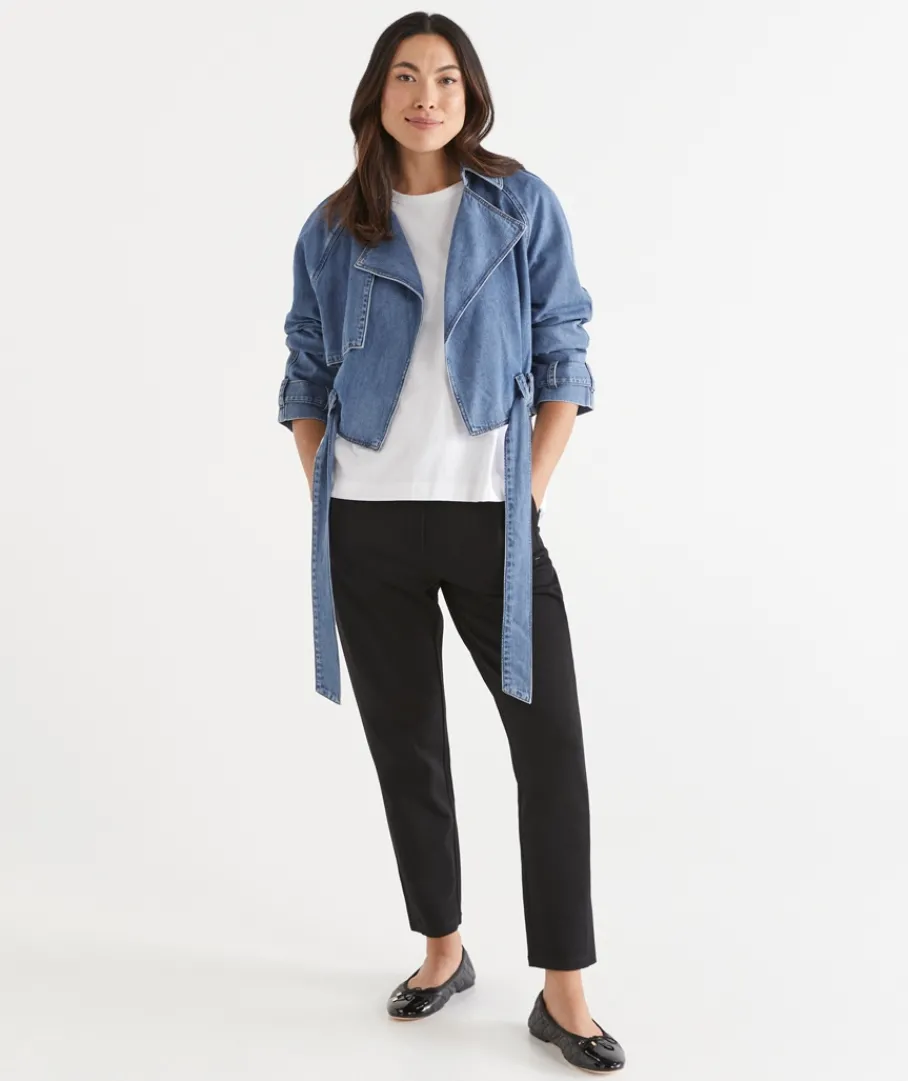 Sussan Pants|Loungewear>Textured Tapered Leg Jogger